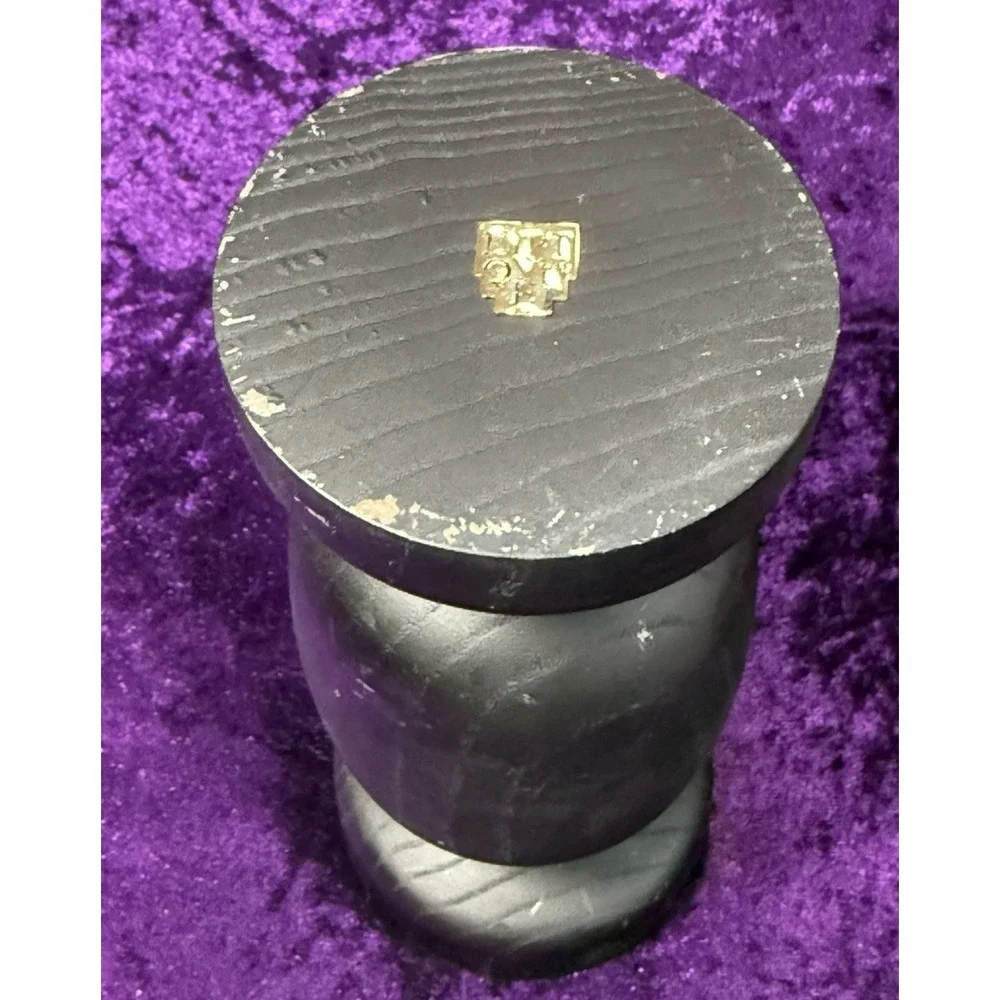 Diptyque Column Candle Holder Black Wooden Classic Oak‎ Wood Lux Decor